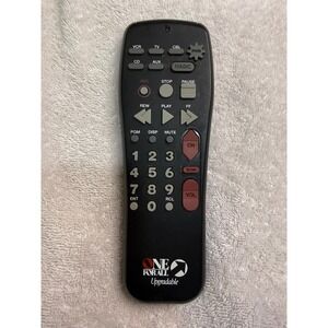 One For All Remote Control Unisex OS Black Tested URC-2005 Upgradable 6-Devic